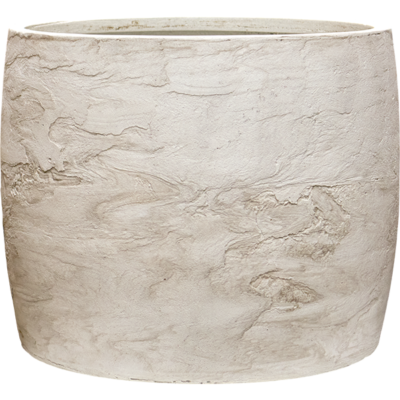 Baq Algar sierpot Barrel White vooraanzicht